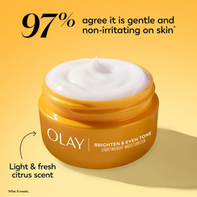 Olay jar beside a smartphone to show 2 oz size and travel-friendly convenience