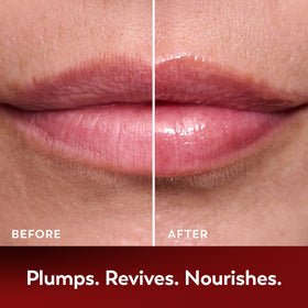 Olay Regenerist glossy texture swipe on skin revealing shine and hydrating finish