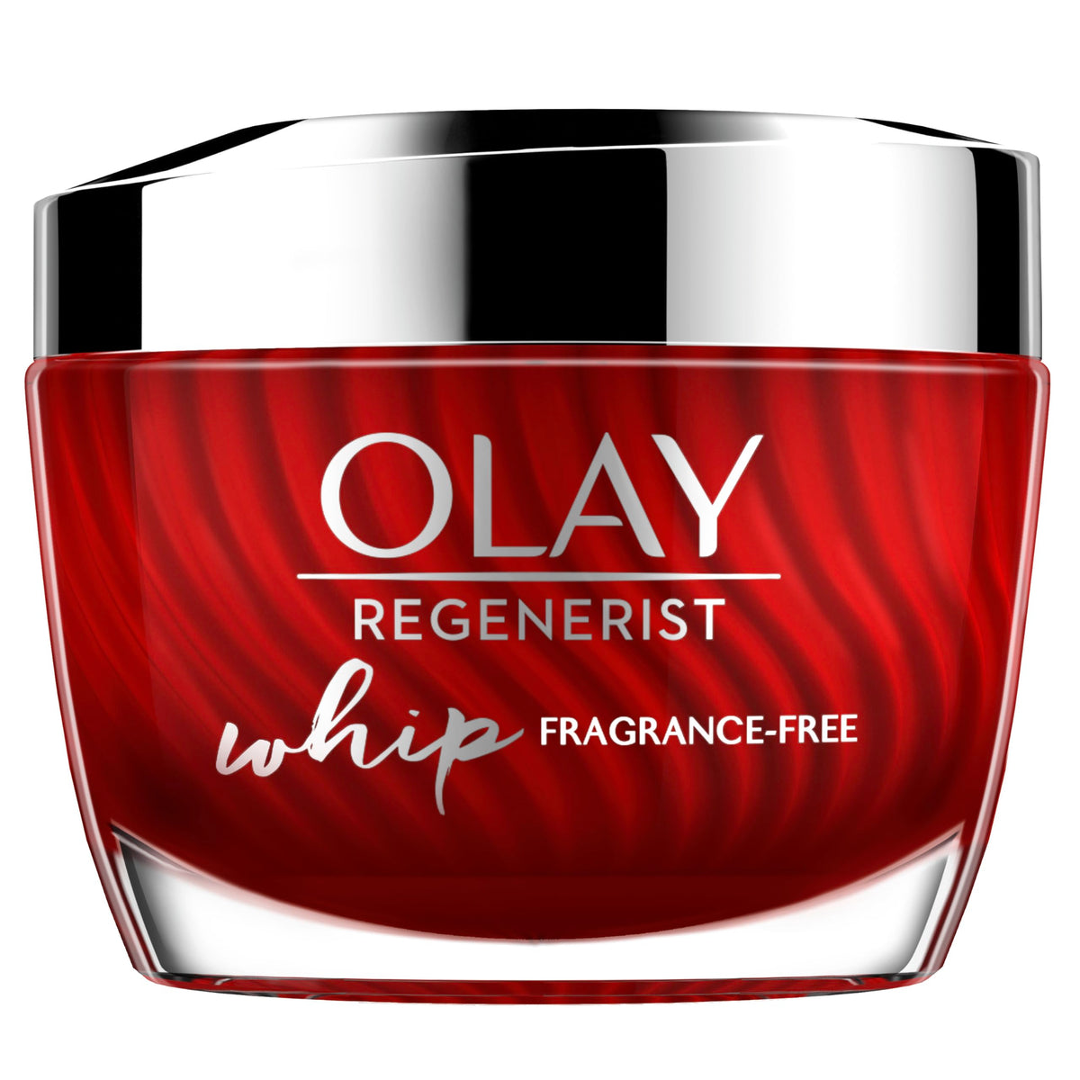 Olay Regenerist Whip front tube showing clean design and product benefits