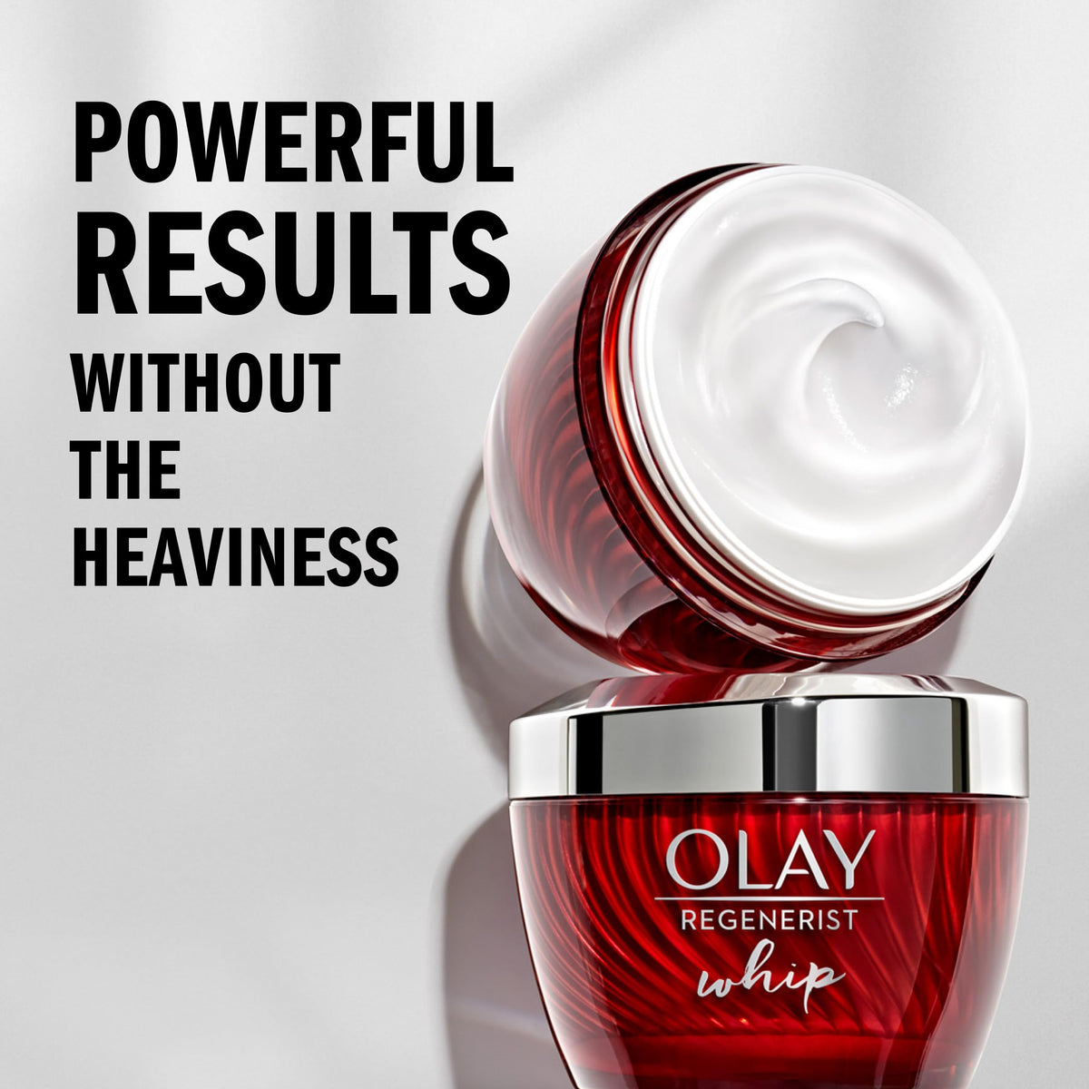 Olay label and box detail shot, clarifies paraben-free formula and product claims