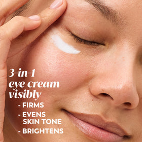 Olay creamy texture in jar highlighting lightweight feel and quick absorption