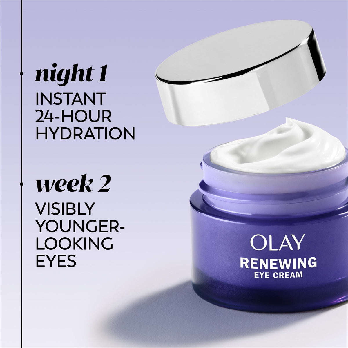 Olay ingredient layout showing retinol, niacinamide, almond oil and vitamin E benefits