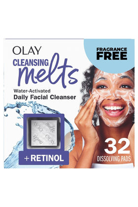 Olay front packaging showing recyclable pack and product benefit