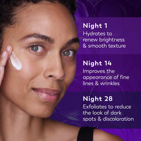 Olay retinol 1.7oz scale comparison showing compact travel-friendly size