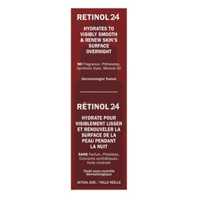 Olay Retinol 24 MAX before and after skin texture comparison demonstrating smoother look