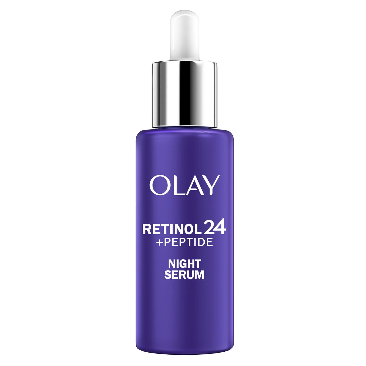 Olay Retinol 24 MAX front packaging showing bottle and label with clear benefits