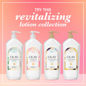 Olay bottle next to common object to show 18 fl oz scale for purchase clarity