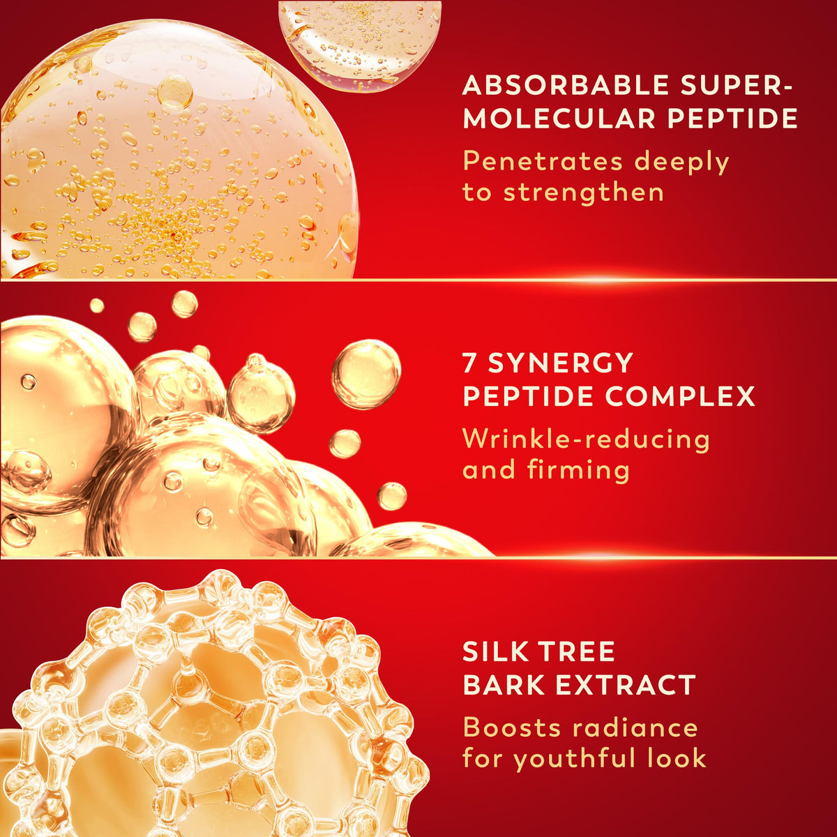 Application of Olay Science cream on cheek showing smooth application and instant nourishment