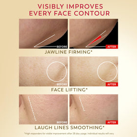Olay Science applying cream to cheek for firming and smoothing effect