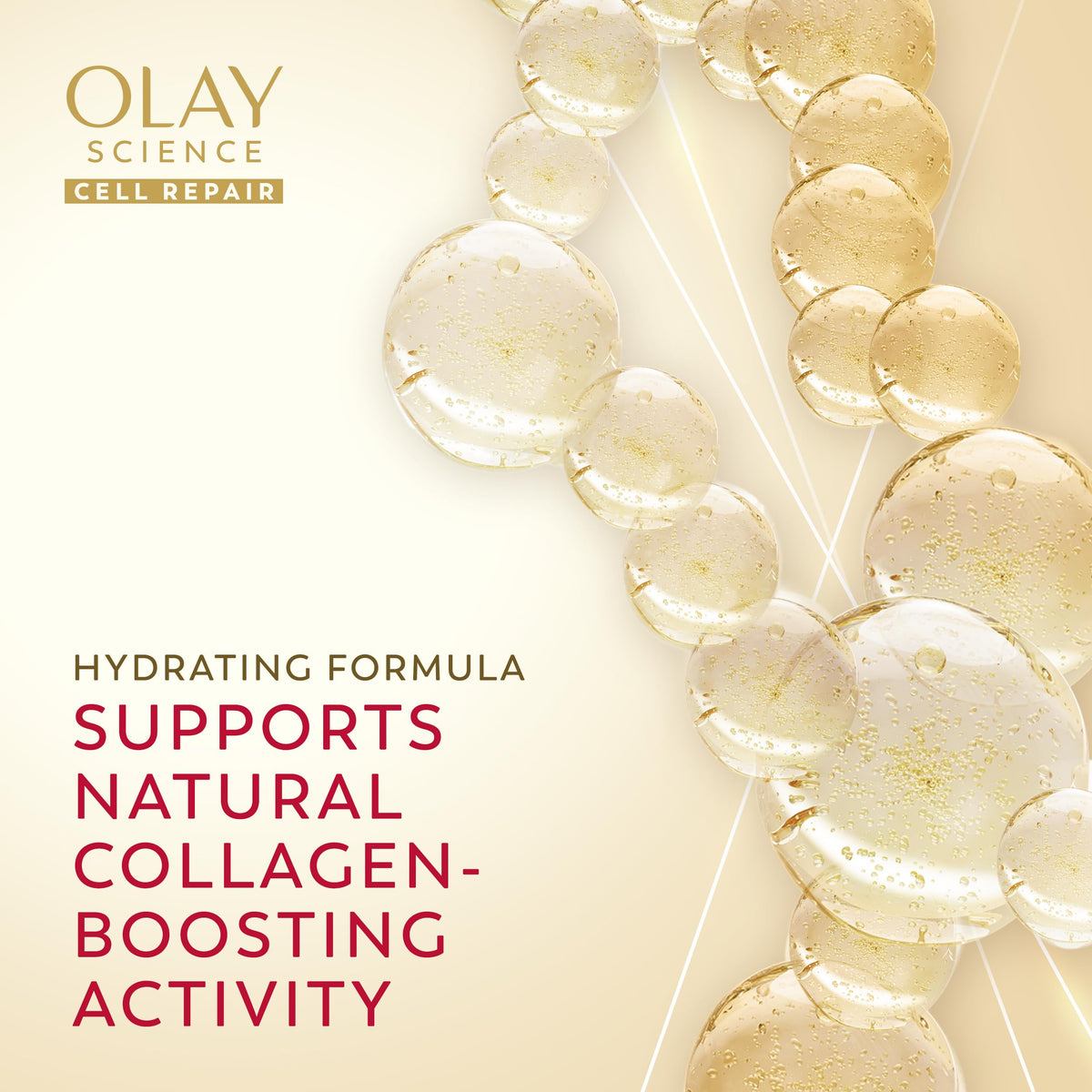 Olay Science lifestyle on bathroom counter conveying daily skincare ritual