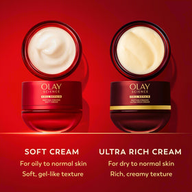 Olay Science icons for usage and recycling emphasizing practical benefits