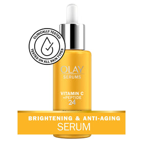 Olay serum pump dispensing lightweight texture for quick absorption