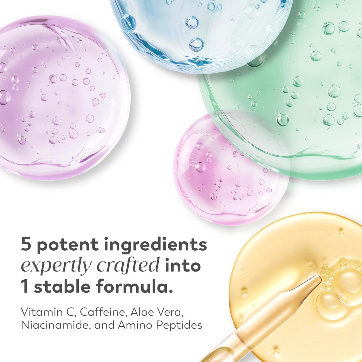 Olay silky serum texture on fingertip demonstrating lightweight hydration
