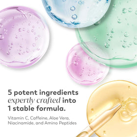 Olay silky serum texture on fingertip demonstrating lightweight hydration