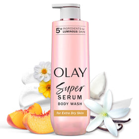 Olay front packaging showing bottle and branding for quick recognition and trust