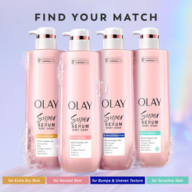Olay shea butter and oats close-up showing soothing natural extracts