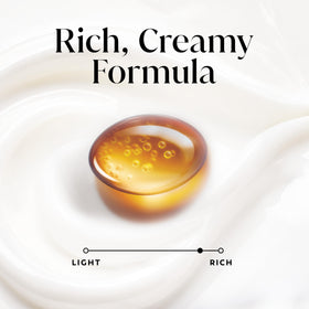 Olay texture close-up highlighting creamy consistency that helps lock in moisture