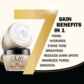 Olay Total Effects open jar texture close-up demonstrating light, fast-absorbing cream