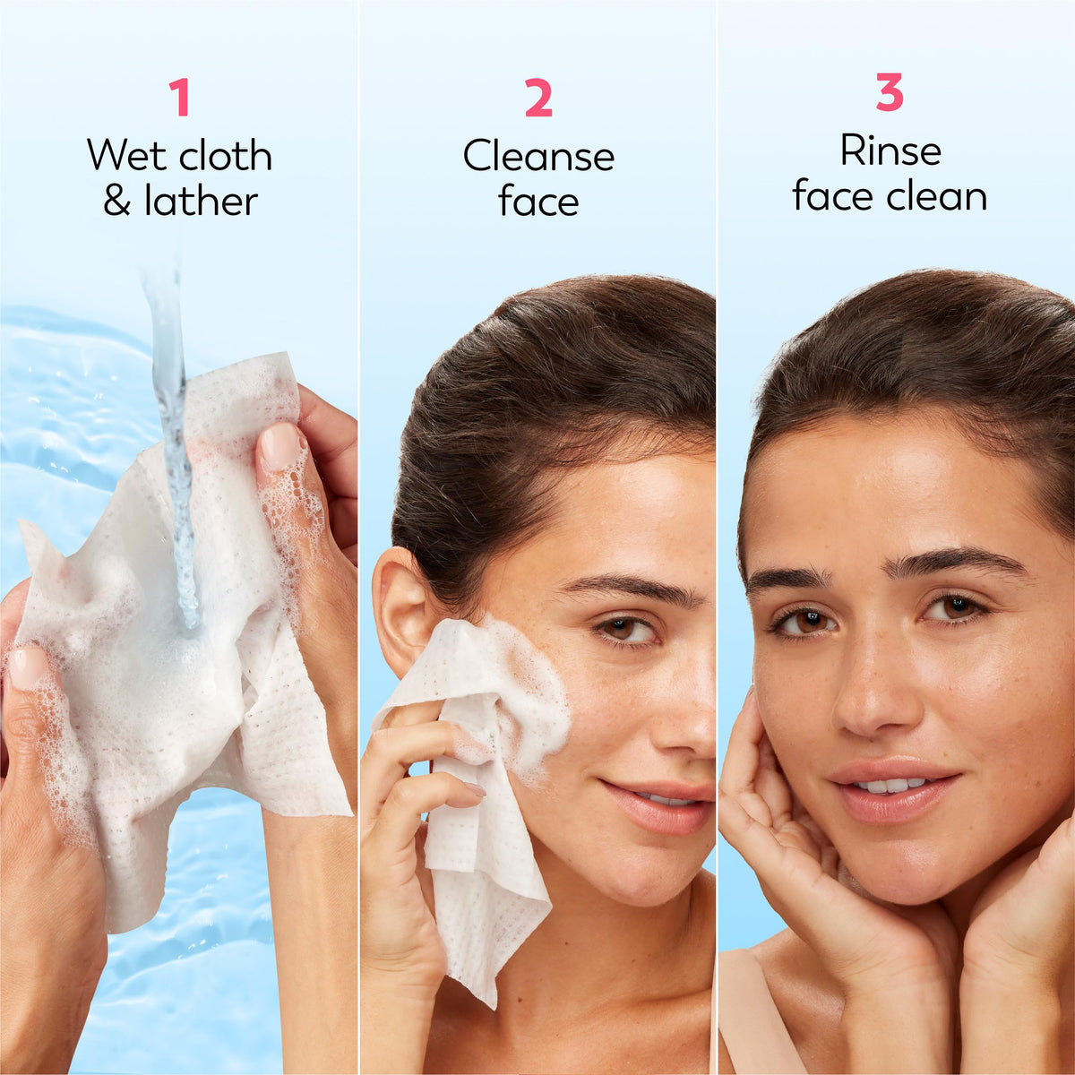 Olay wipes in a travel bag lifestyle showing portability benefit