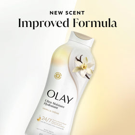 Smooth forearm after use showing Olay’s visibly softer skin results