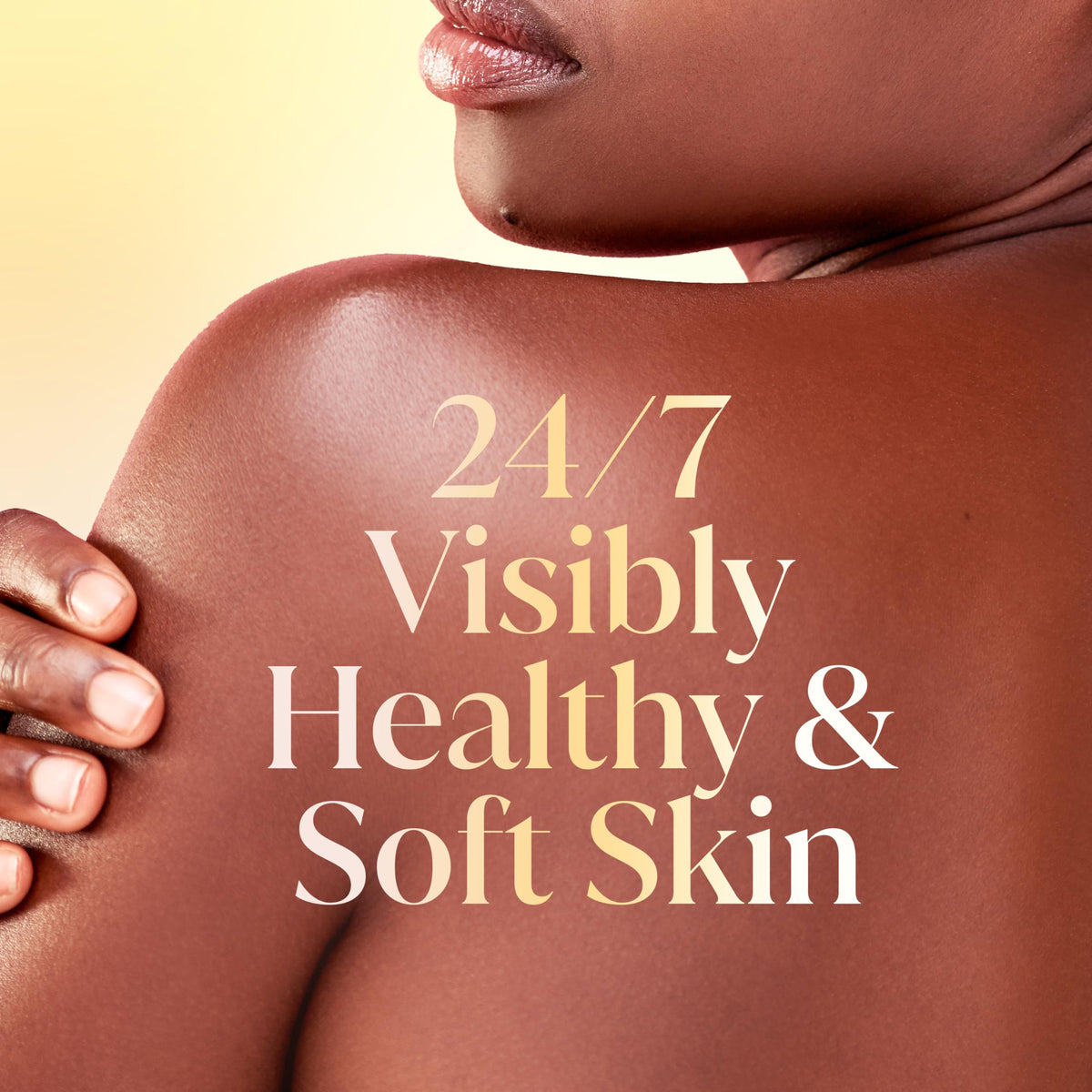 Close-up of thick creamy lather highlighting intense hydration feel