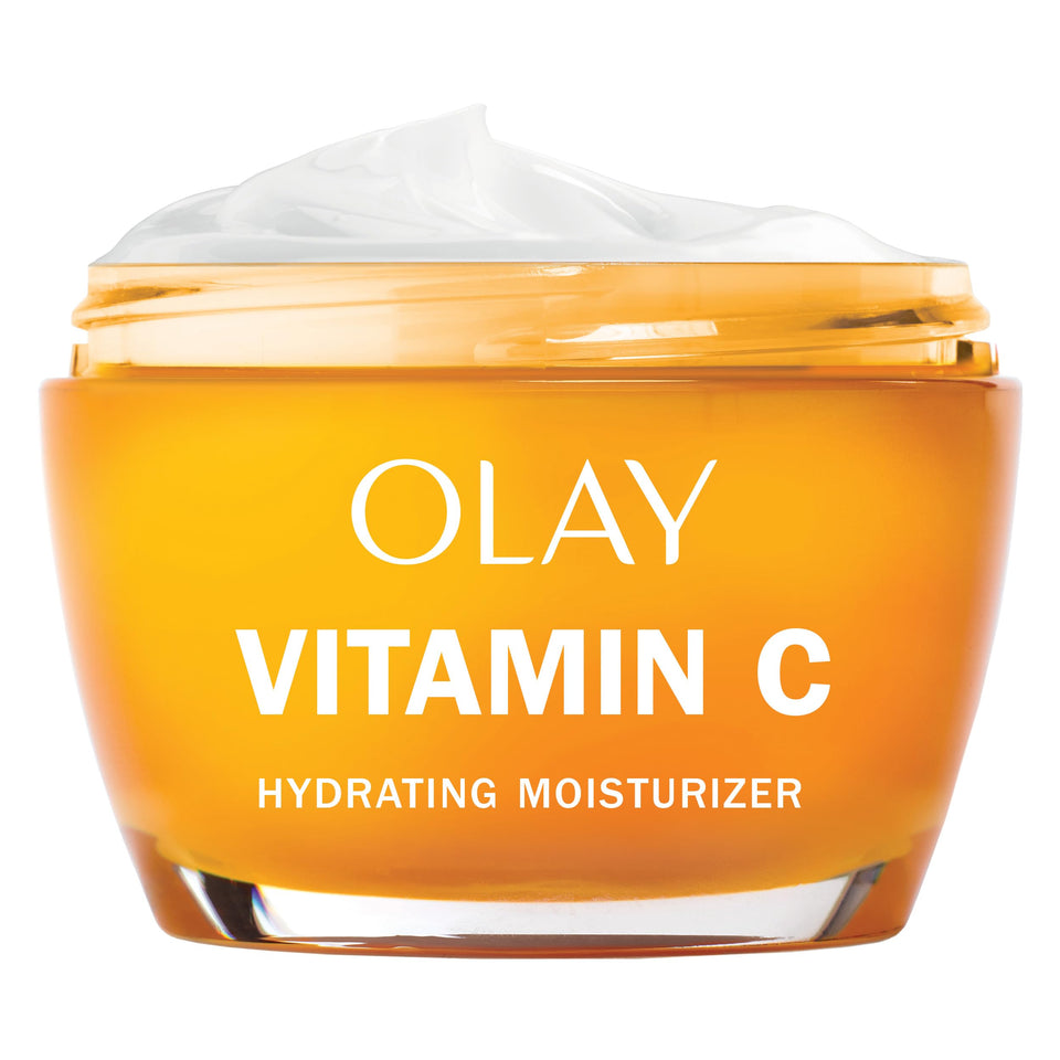 Olay jar front packaging showing product and brand for easy identification