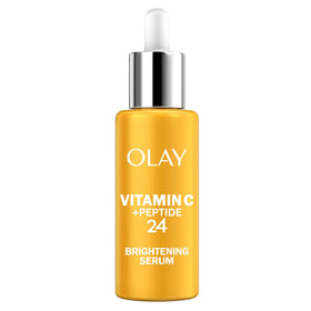 Olay bottle front packaging showing product and benefits