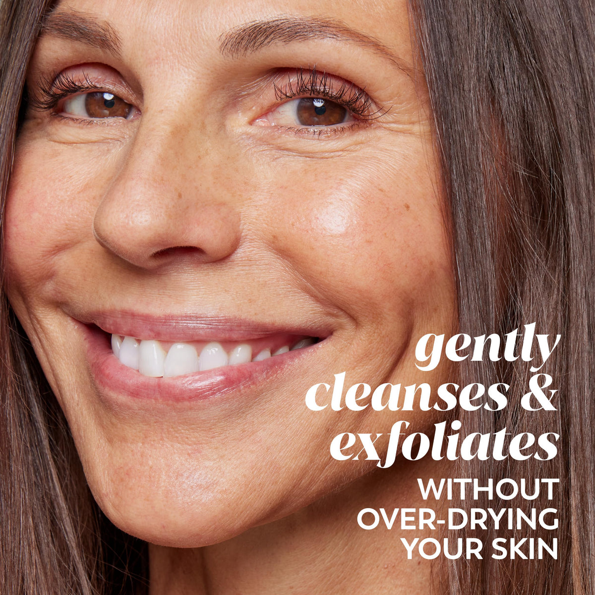 Olay face wash in hand being massaged for effective cleansing