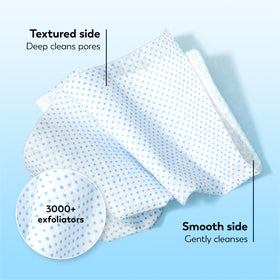 Olay wipes open in travel pouch for on-the-go cleansing simplicity