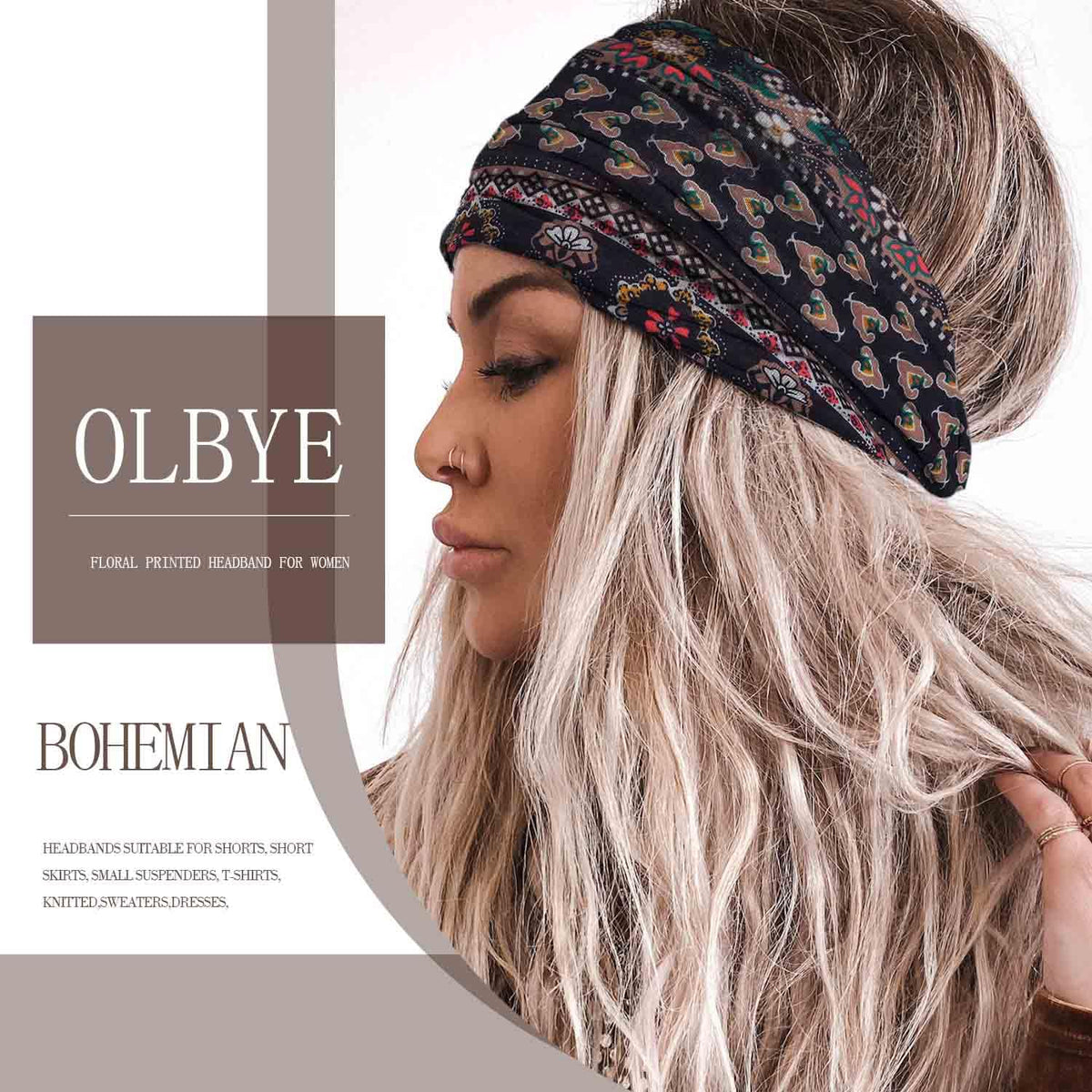Olbye headband held in hand showing size and portable convenience benefit