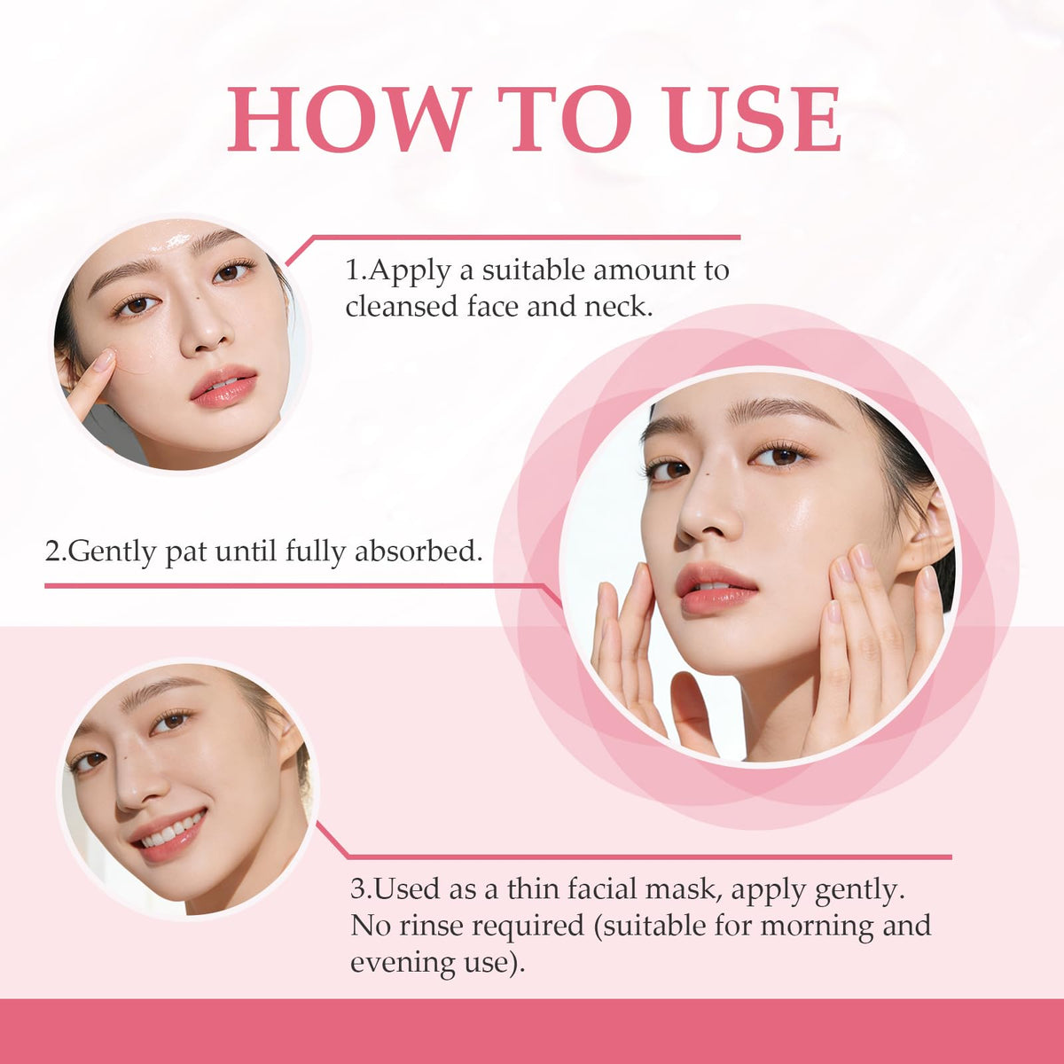 OLCG close-up of skin absorbing jelly cream for fast hydration benefit