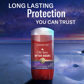 Old Spice deodorant tucked in gym bag for travel-ready odor control