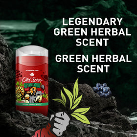 Old Spice in outdoor lifestyle setting suggesting fresh herbal scent