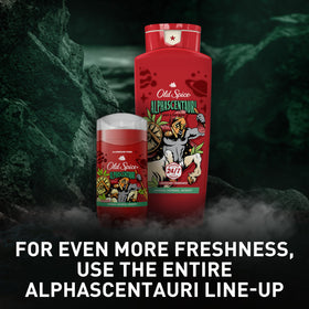 Old Spice alongside other Wild Collection sticks showcasing layering options