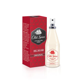 Old Spice atomizer original front label showing classic brand and refreshing benefit