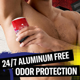 Old Spice product texture close-up highlighting smooth, non-greasy application