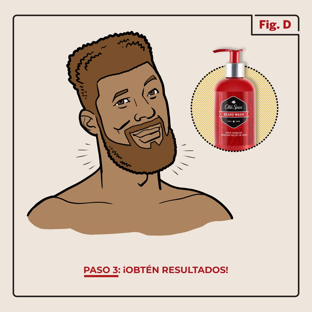 Old Spice bottle in shower setting implying convenient daily use benefit