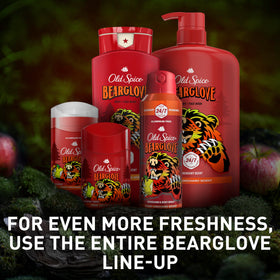 Old Spice Bearglove inside a gym bag illustrating post-workout freshness benefit