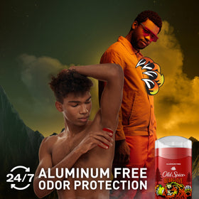 Old Spice Bearglove stick opened ready to apply for clear daily protection