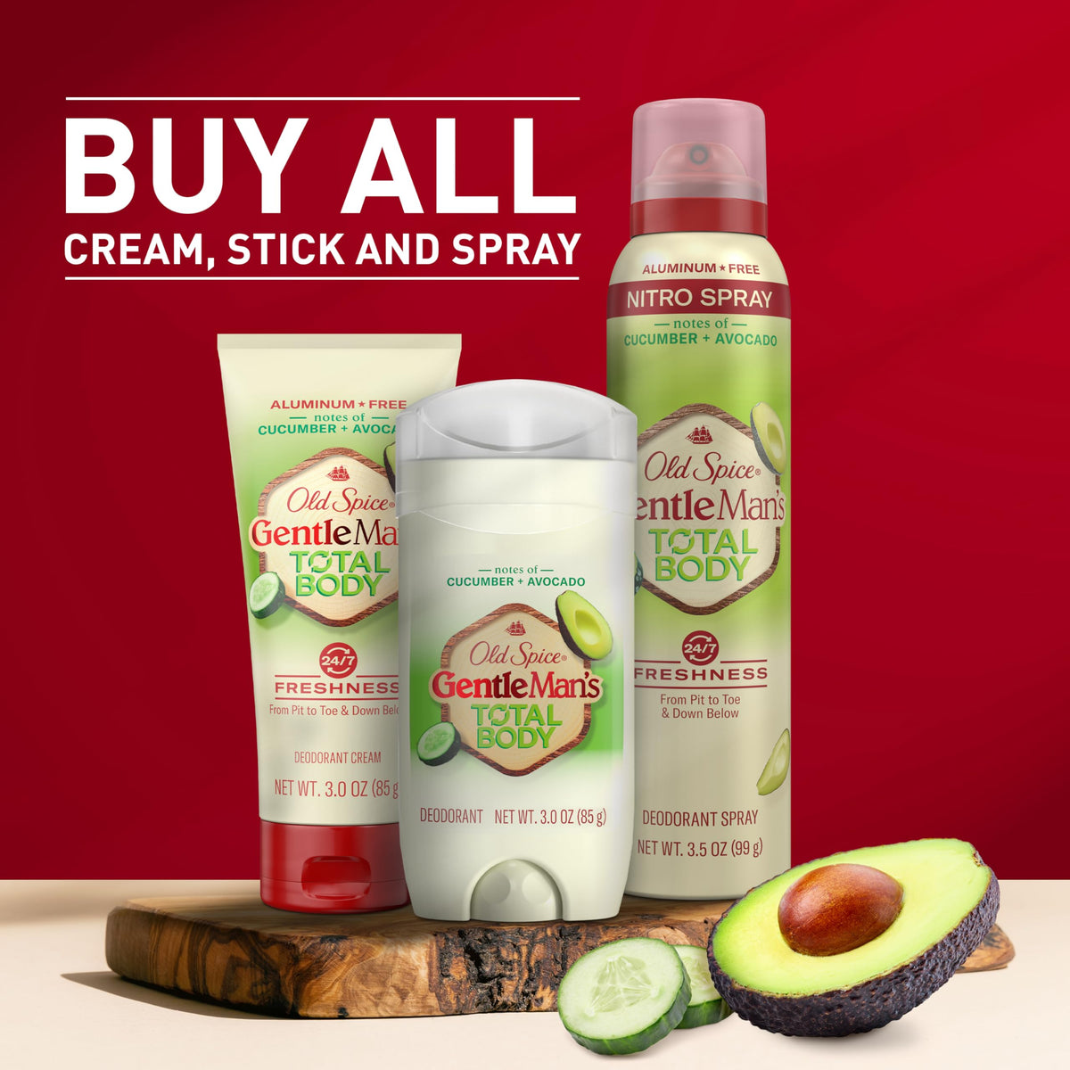Old Spice bottle beside grooming items for easy daily routine and portability