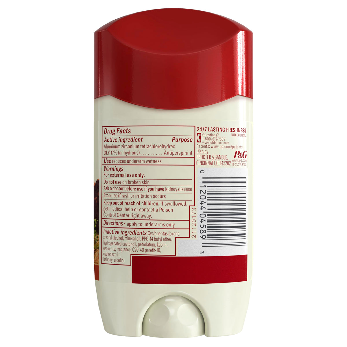 Three Old Spice Canyon sticks arranged to show pack quantity and value for routines