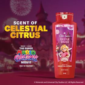 Old Spice Castle Crush rich lather close-up highlighting cleansing foam benefit