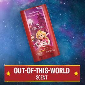 Old Spice Castle Crush special edition packaging celebrating The Super Mario Galaxy Movie