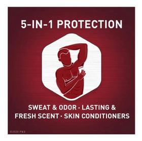 Old Spice Clinical on bathroom counter, convenient daily grooming solution
