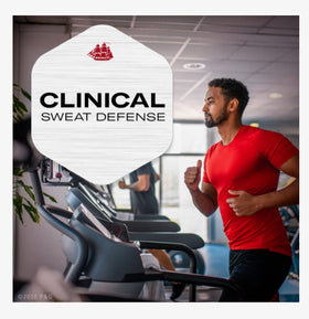 Product label of Old Spice Clinical showing Thai lemon and lime scent