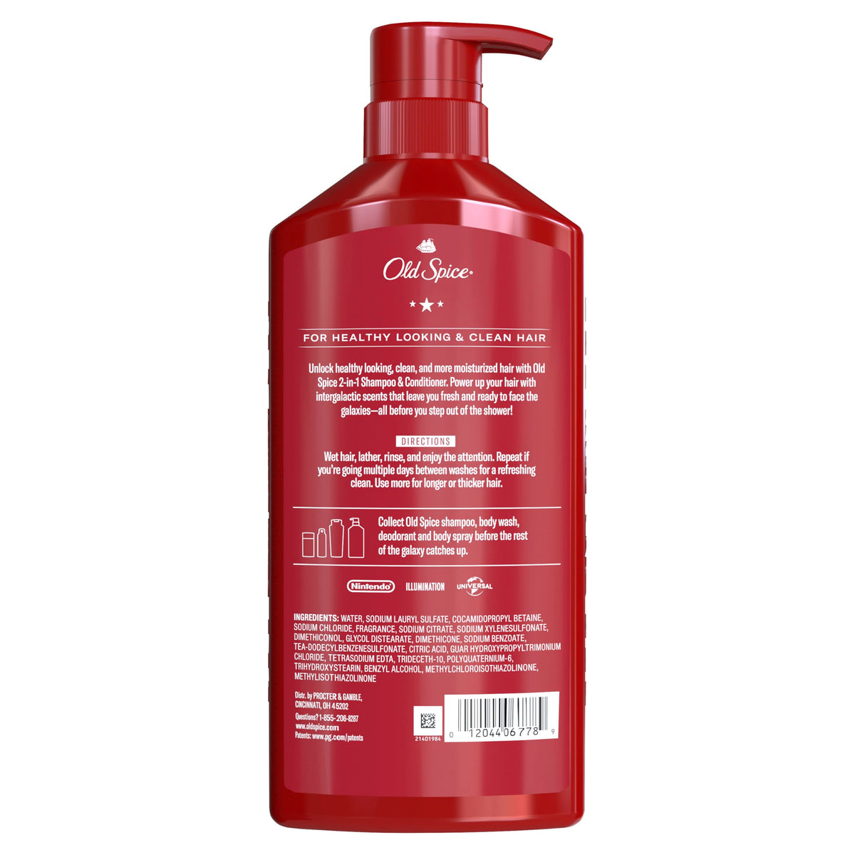 Old Spice before and after hair result showing fuller, cleaner-looking hair