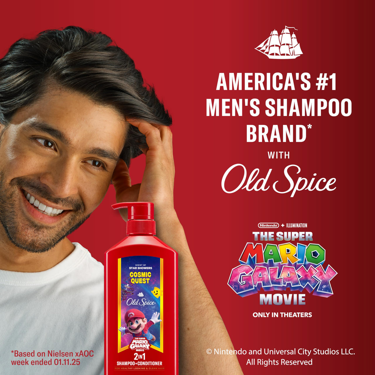 Old Spice flip-top cap dispensing product for controlled application