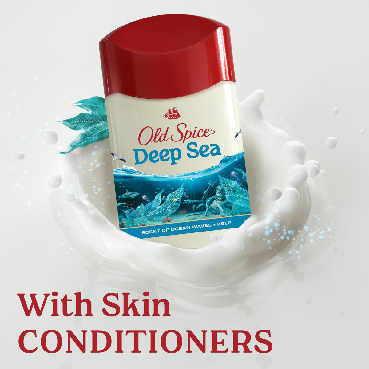Old Spice stick inside a travel bag demonstrating portability for on-the-go freshness