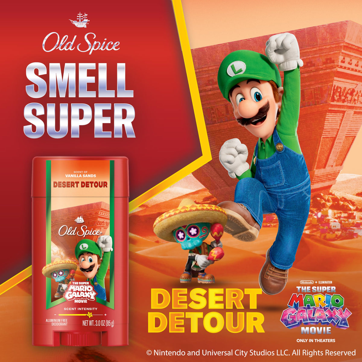 Old Spice Desert Detour stick open showing smooth application surface