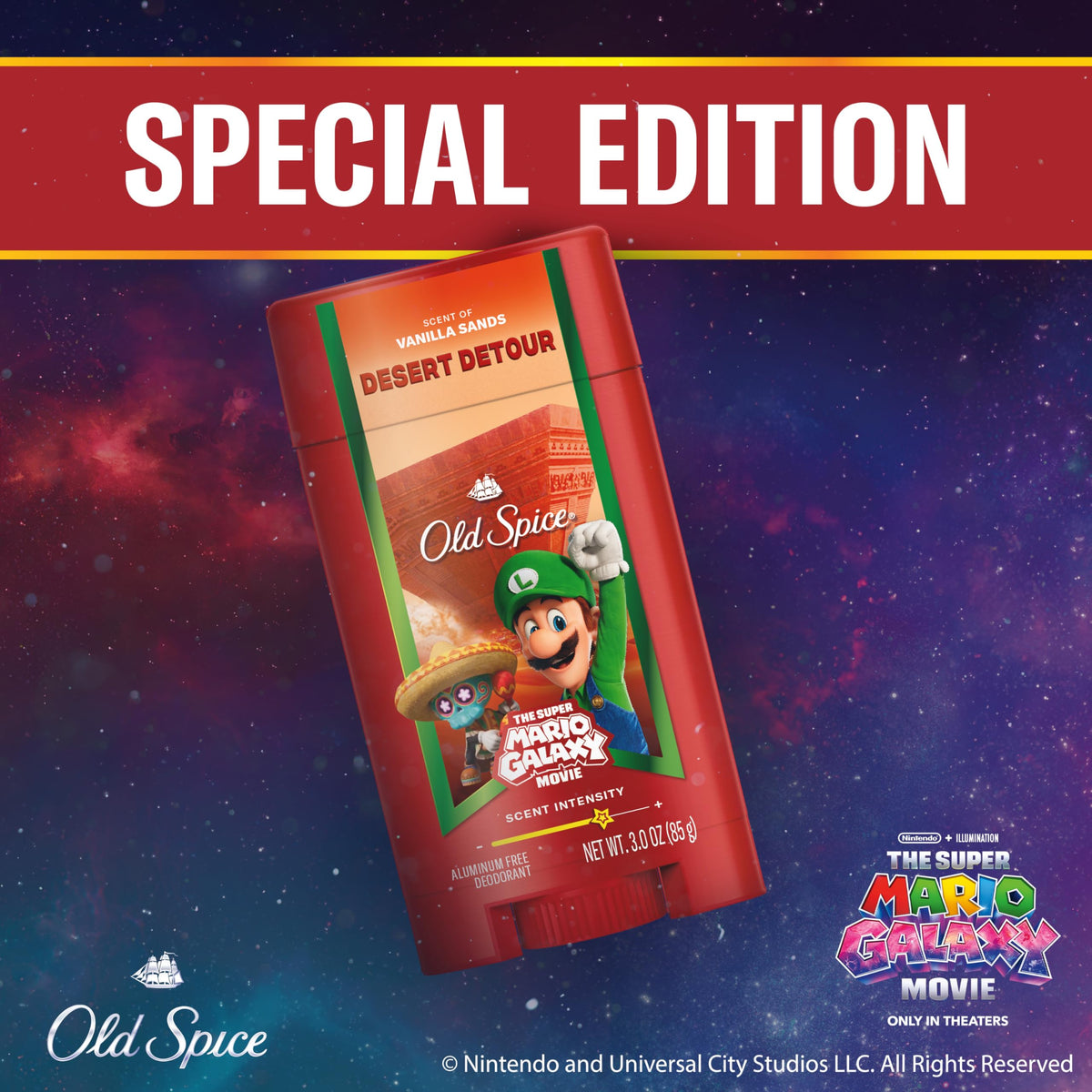 Old Spice Desert Detour Vanilla Sands scent visual suggesting warm fragrance